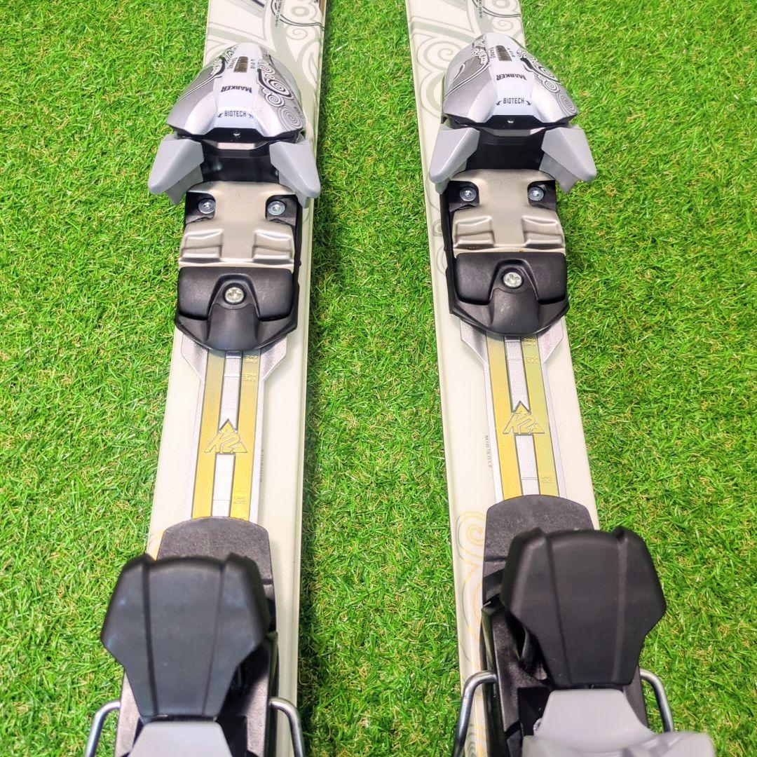 【極美品】K2 レディーススキーセット 149cm 3点セット　スキー板