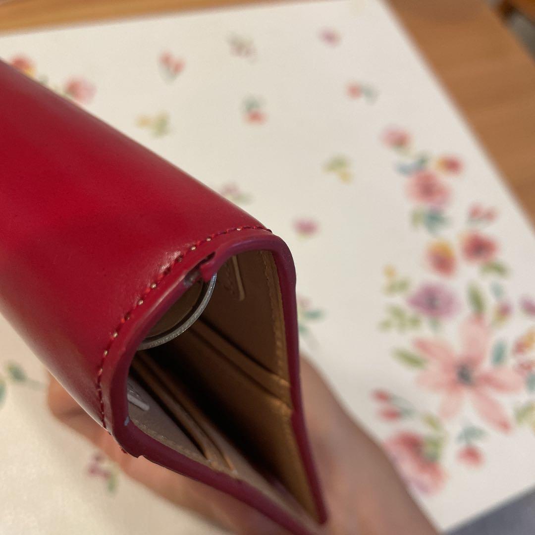 【最終値下げ】コードバン　システム手帳　バイブル　赤　BRIT HOUSE