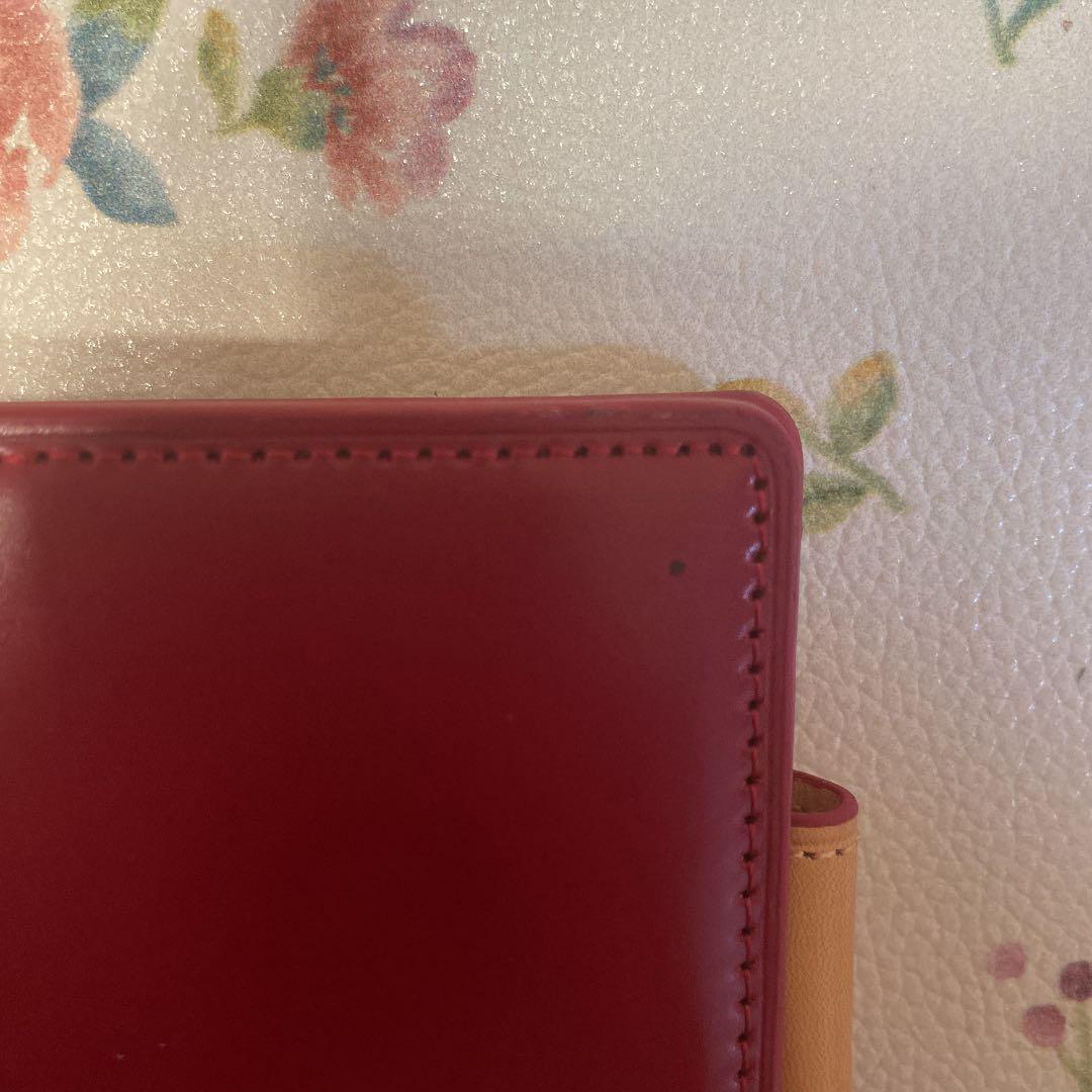 【最終値下げ】コードバン　システム手帳　バイブル　赤　BRIT HOUSE