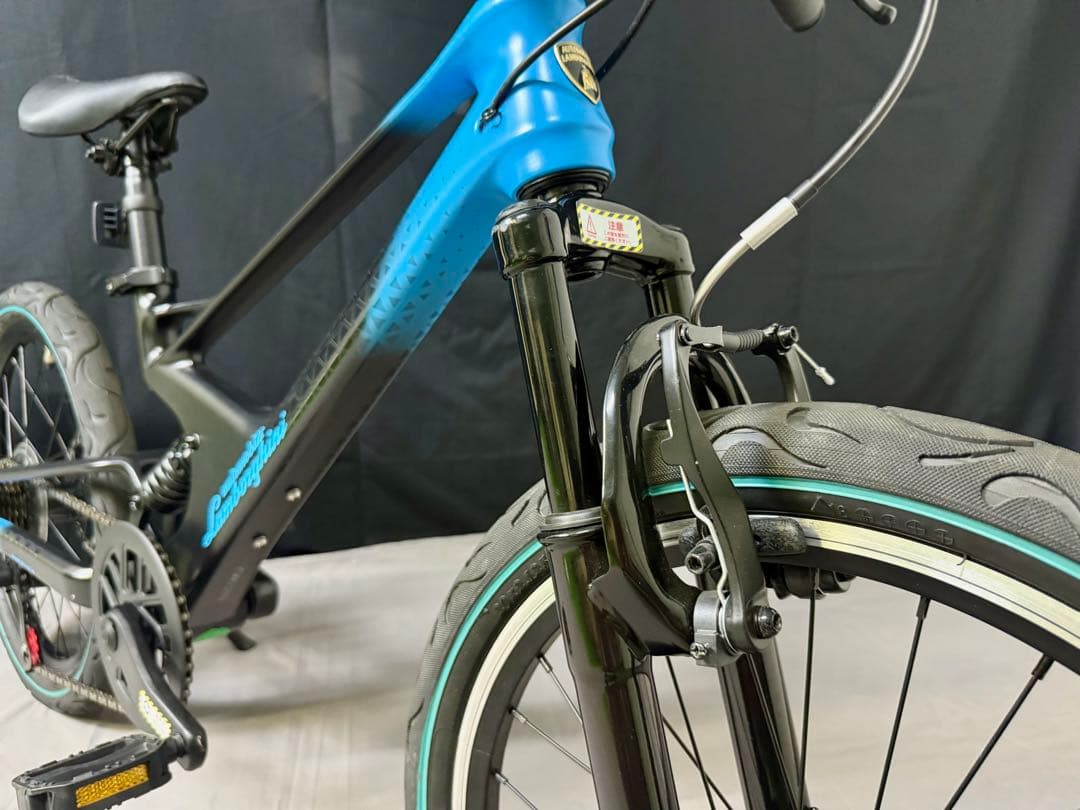Lamborghini 子供用自転車 20インチ フルサスペンション 7段変速