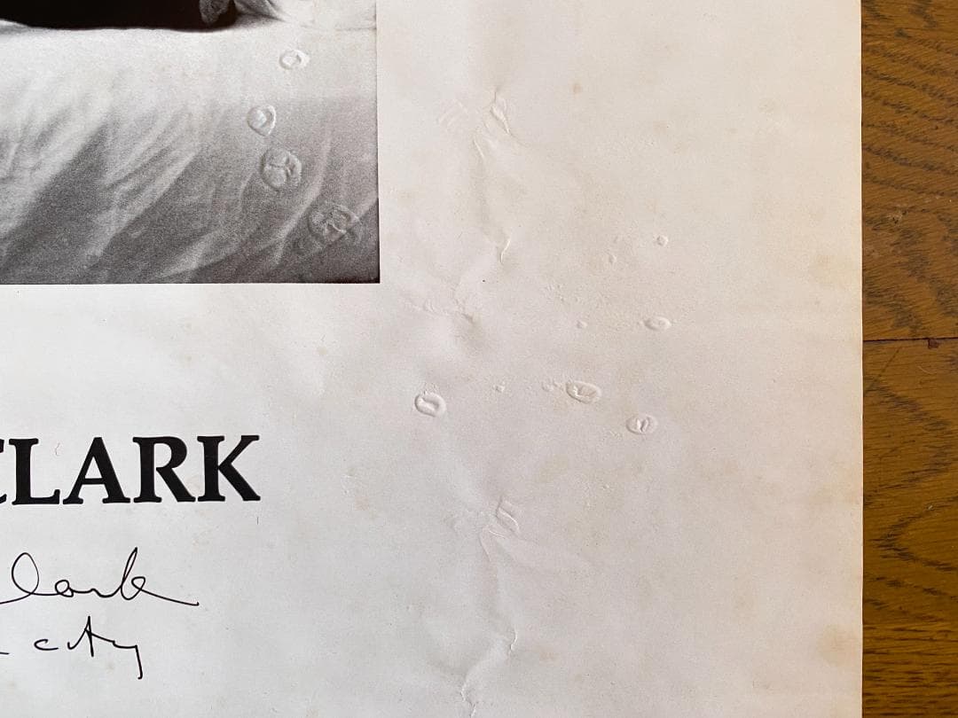 ラリー・クラーク「TULSA」ポスター　1979年　直筆サイン入