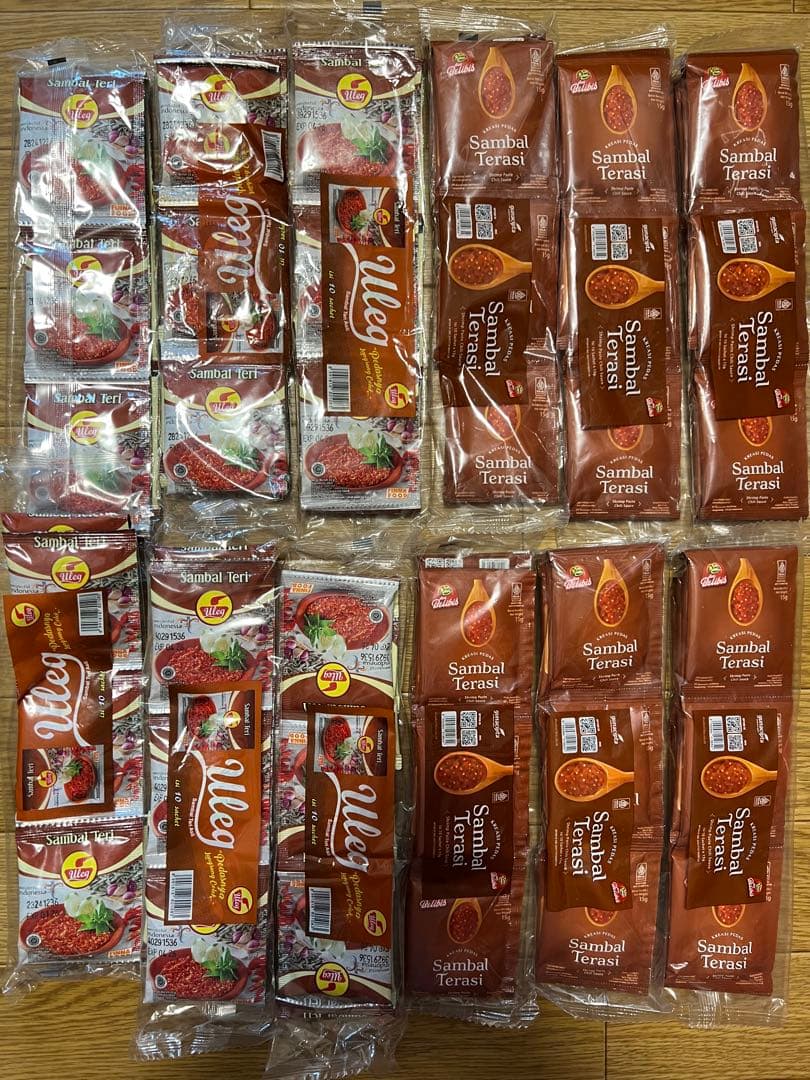 インドネシア チリ ULEG サンバル 125個（合計1,394袋）☆新品☆