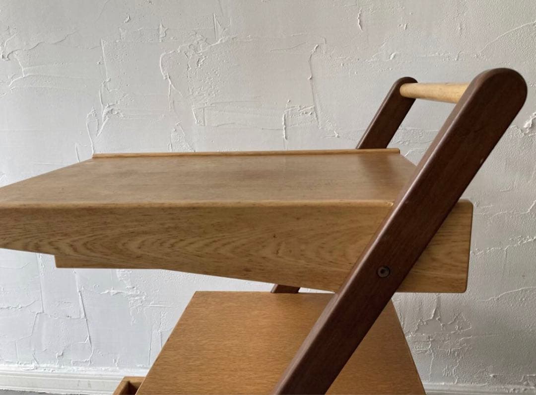 ジャパニーズモダン　木製無垢ワゴン
