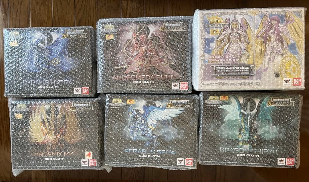 聖闘士星矢 聖闘士聖衣神話 6種 ペガサス アテナ キグナス 10th 神聖衣
