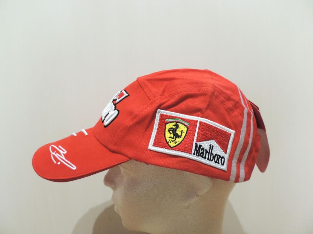 ライコネン 2007年 フェラーリ 支給品 キャップ マルボロ