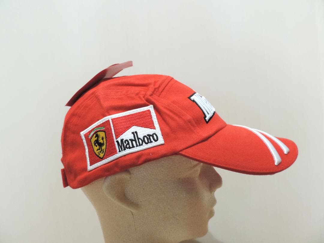 ライコネン 2007年 フェラーリ 支給品 キャップ マルボロ