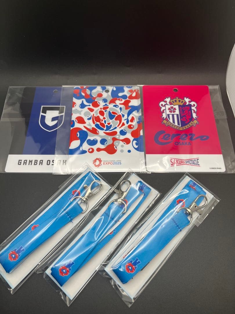 大阪.関西万博EXPO2025 ガンバ大阪、セレッソ大阪・ミャクミャクストラップ