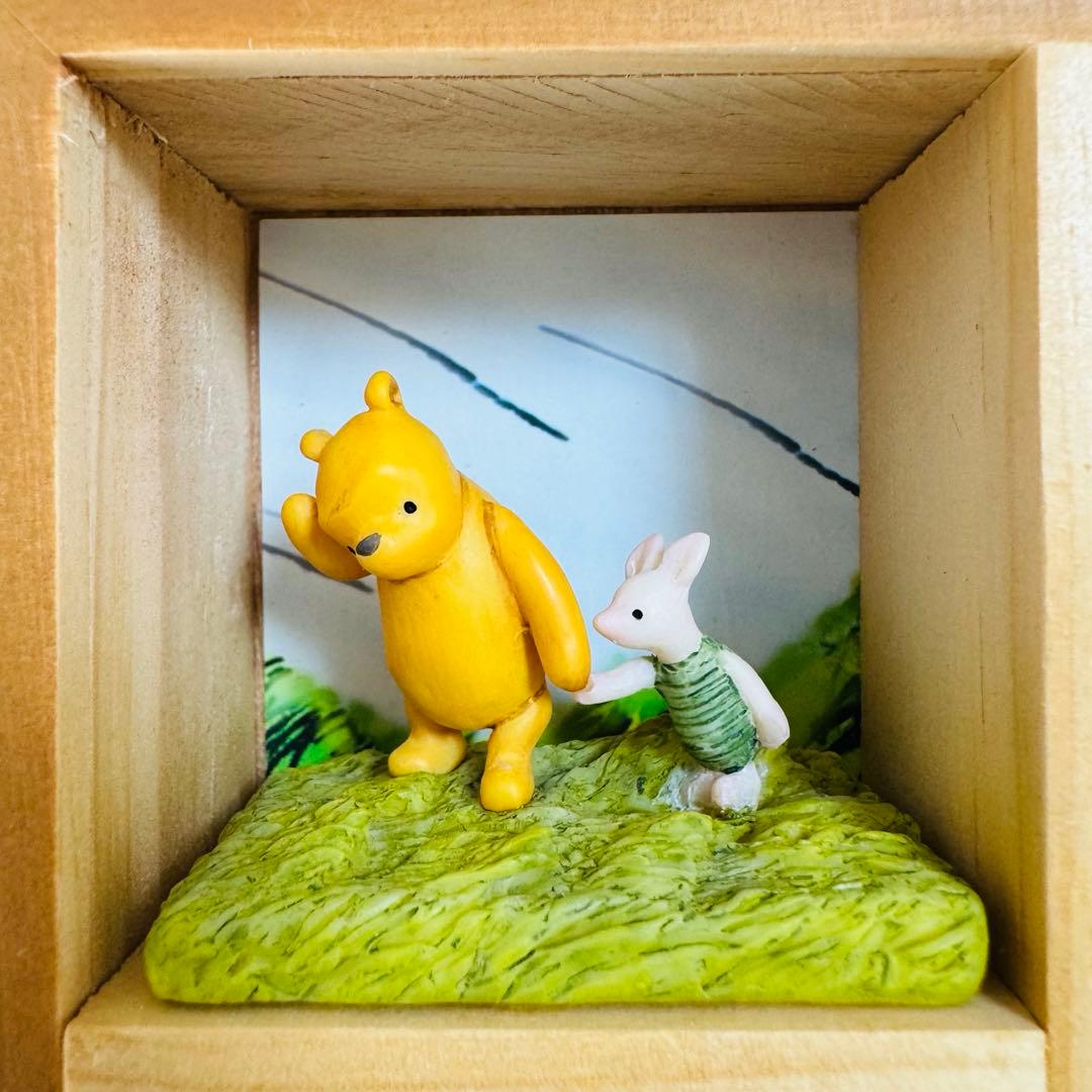 ディズニー アンティーク くまのプーさん 壁掛け ジオラマ クラシックプー