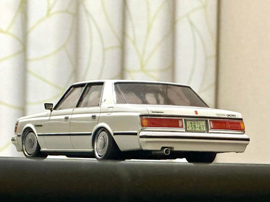 ☆*☆様 【完成品】フジミ•MS110クラウン　鬼クラ　インチアップハの字箱絵仕