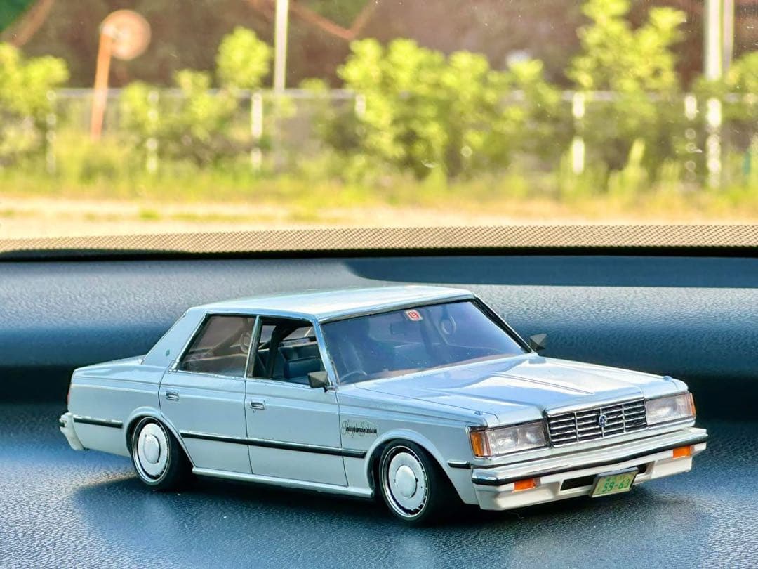 ☆*☆様 【完成品】フジミ•MS110クラウン　鬼クラ　インチアップハの字箱絵仕