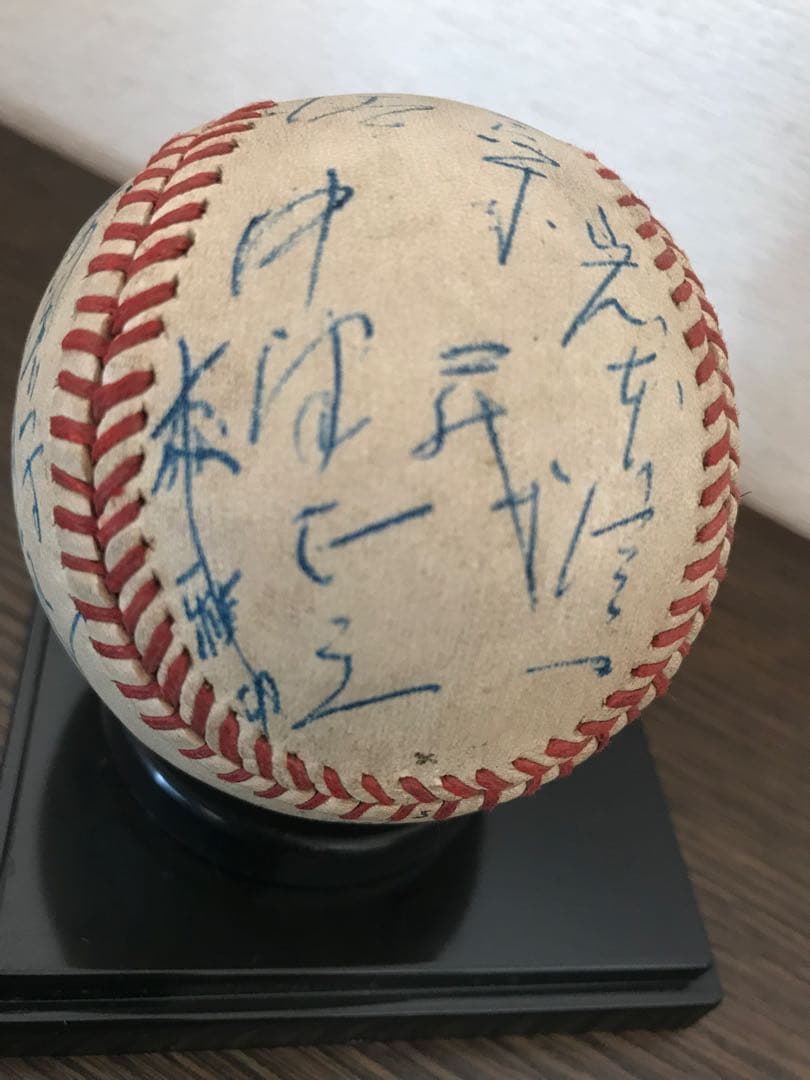 希少！★昭和25年 大洋ホエールズ創設年の選手サインボール◆ 横浜DNA