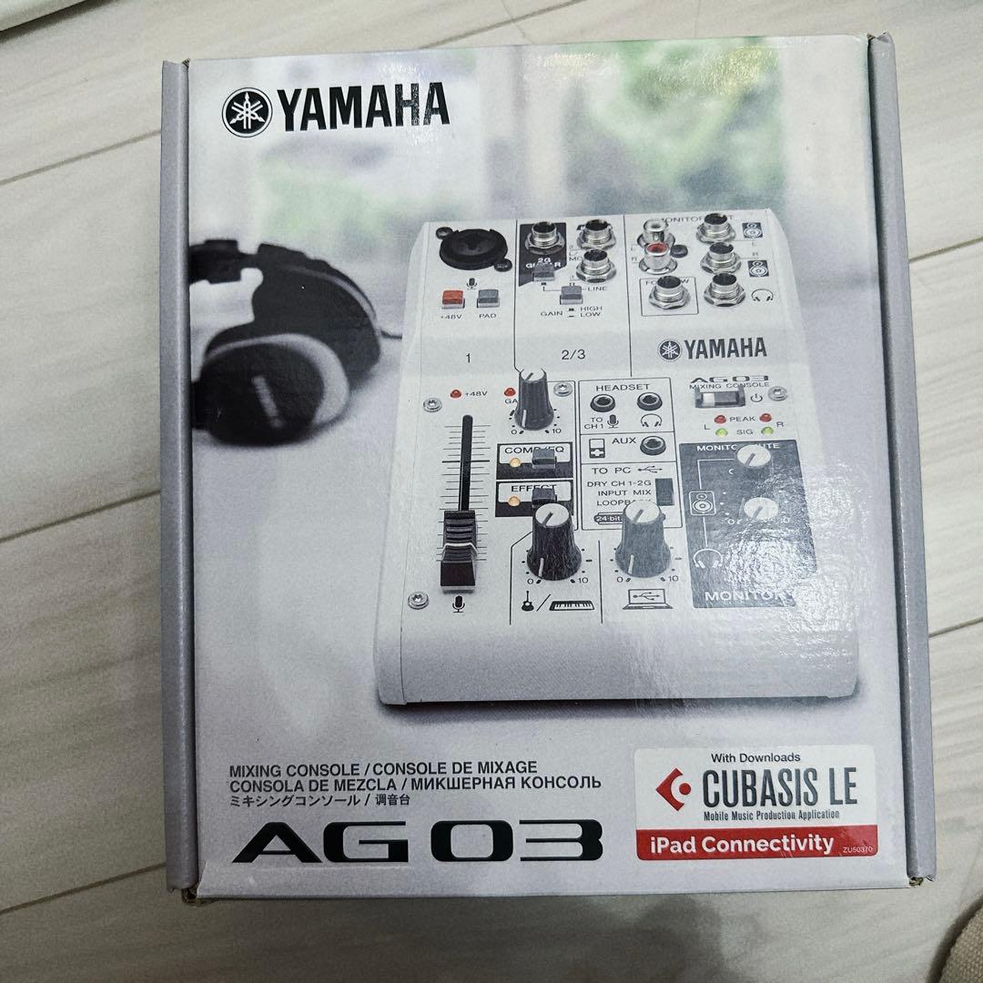 【テネシー】YAMAHA AG03 ミキシングコンソール