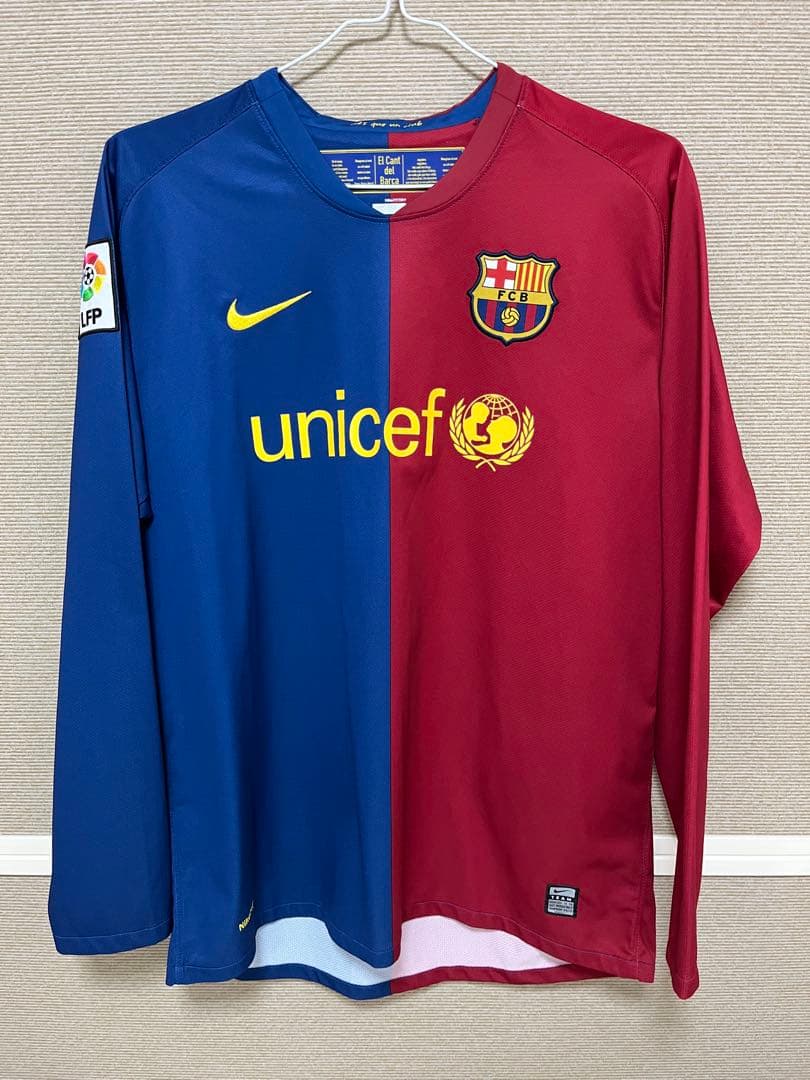 バルセロナ　FC Barcelona 08/09 ホームユニフォーム　長袖