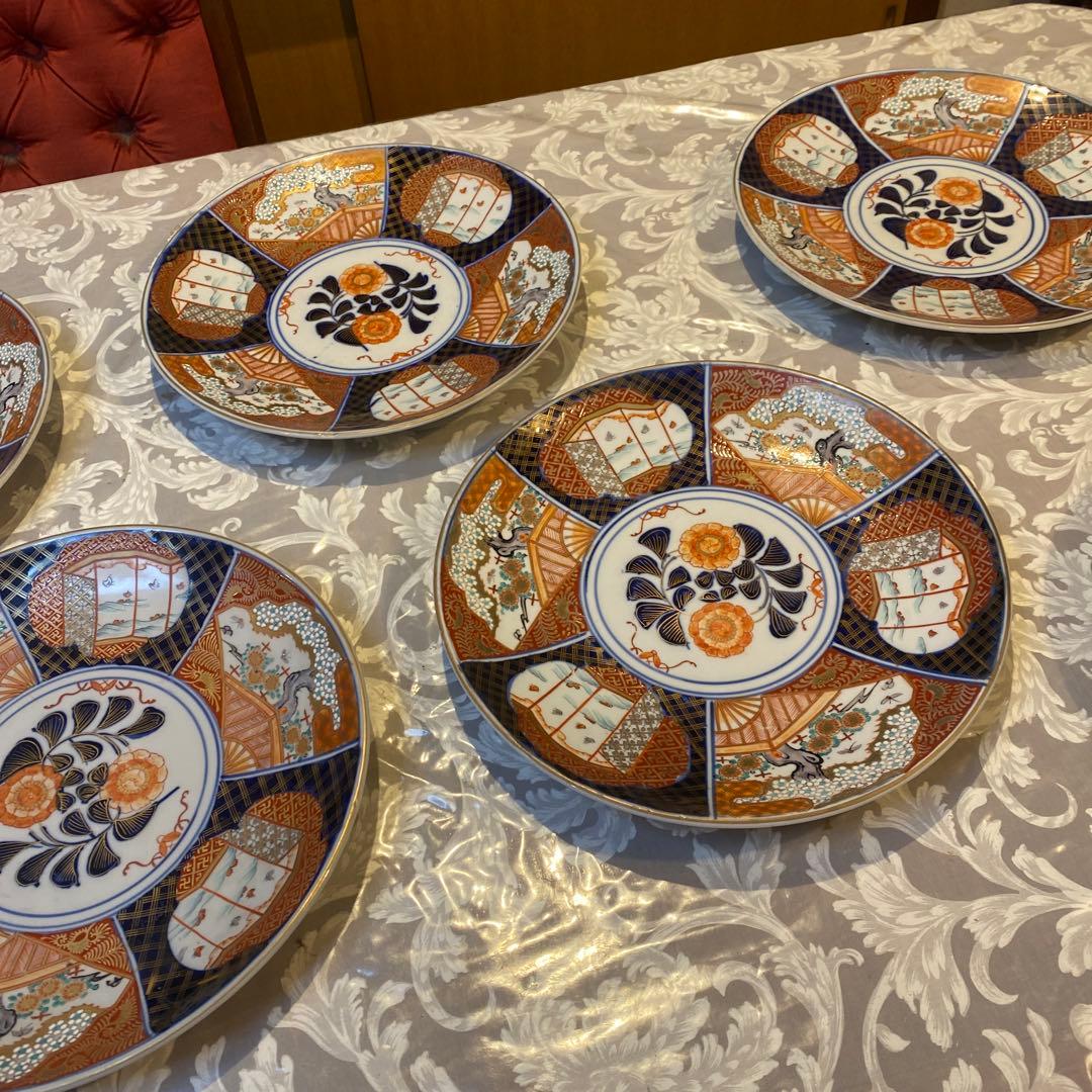 専用　古伊万里錦手皿（6枚セット）