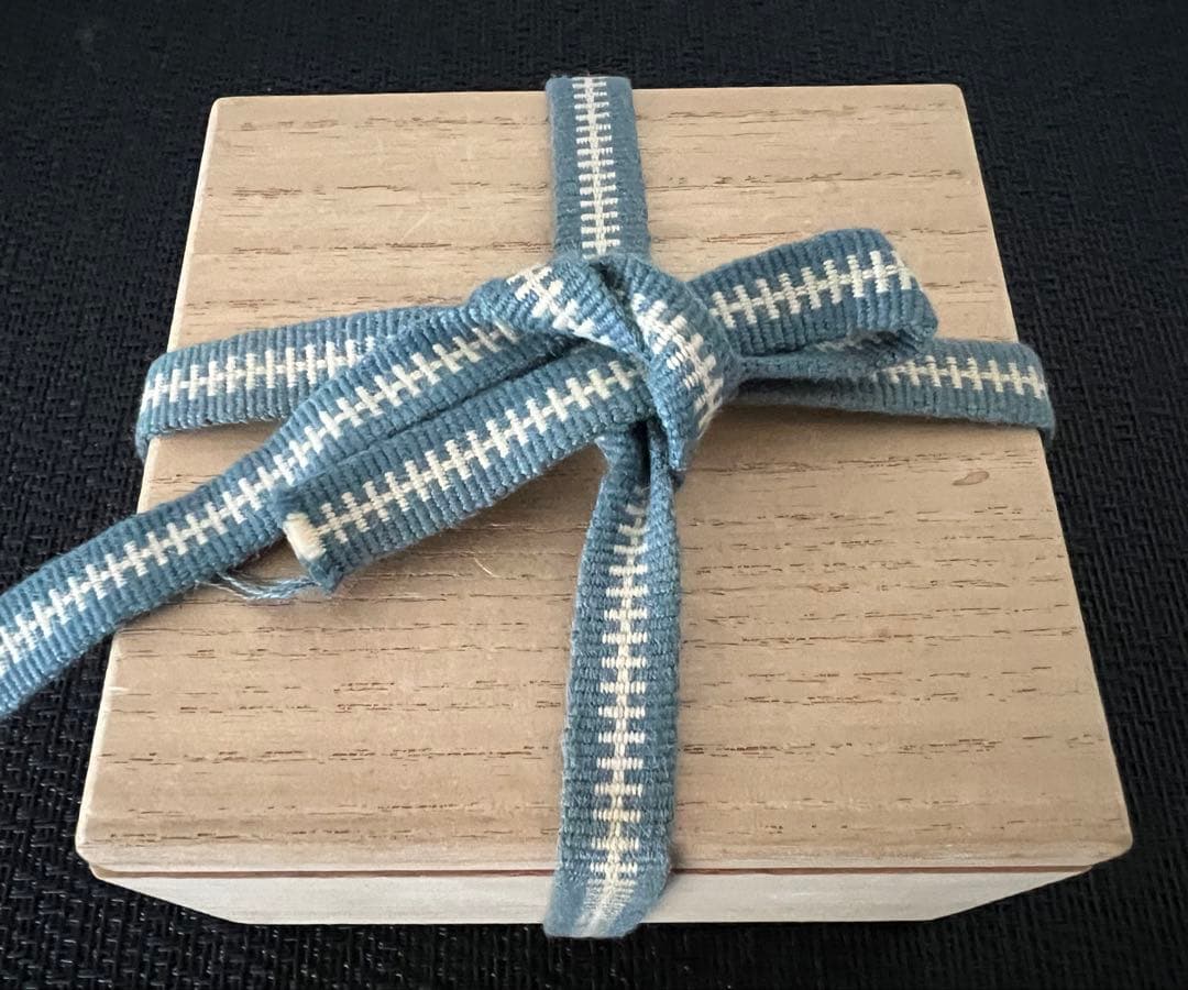 箕輪一星 作 扇面蒔絵香合 銀縁 箱付き