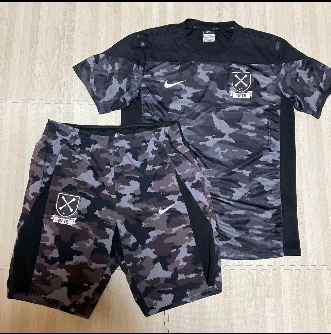 ナイキ　NFTB　上下セット　セットアップ　プラシャツ
