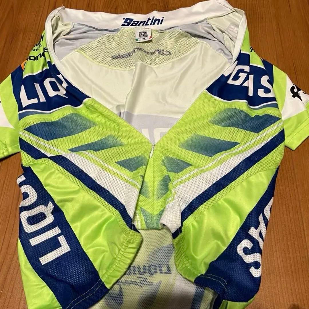 （レア製品）リクイガス キャノンデールSantini製サイクルジャージ上下セット
