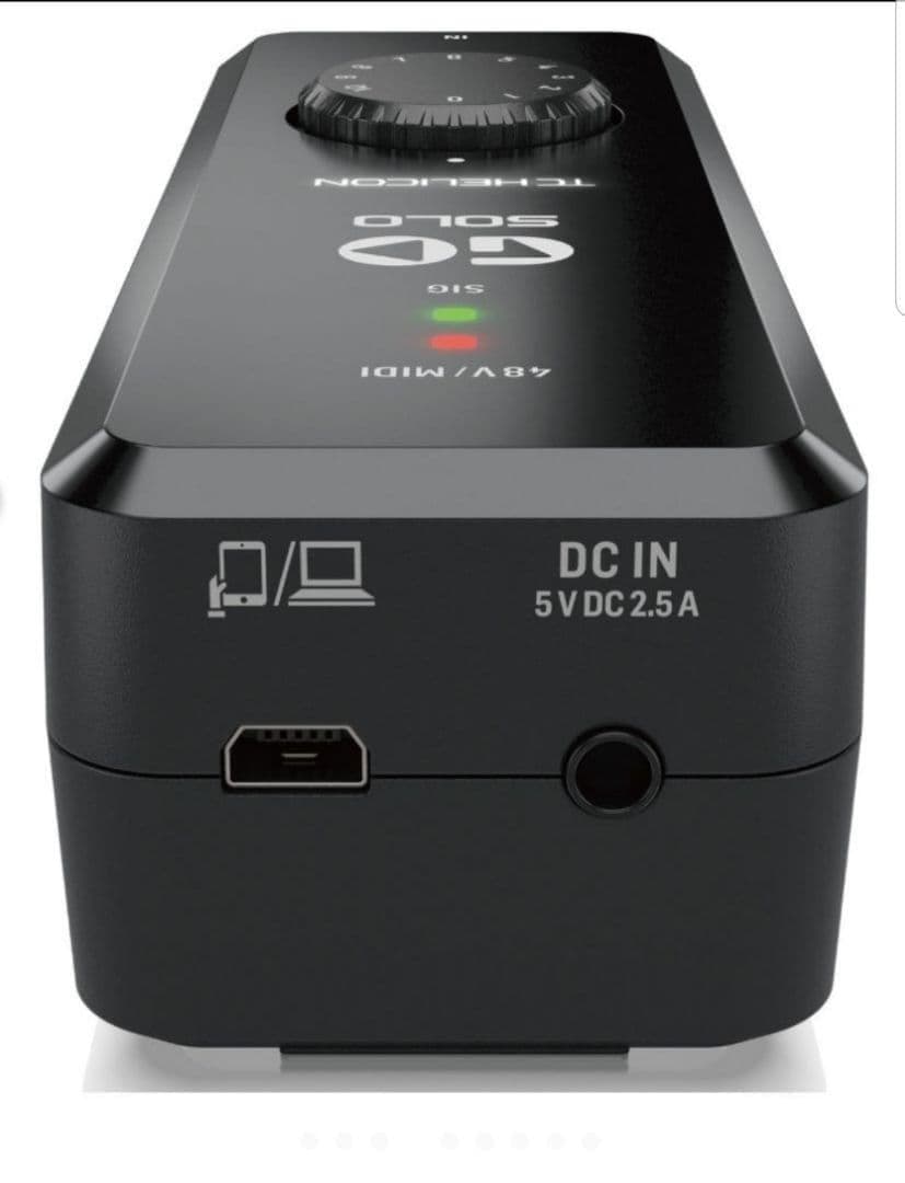 スマホ&PC TC HELICON GO SOLO オーディオインターフェイス