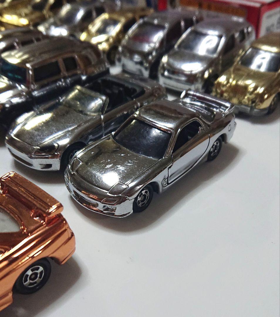 メッキミニカー 美品、傷有り品、混合23台まとめセット 当時物
