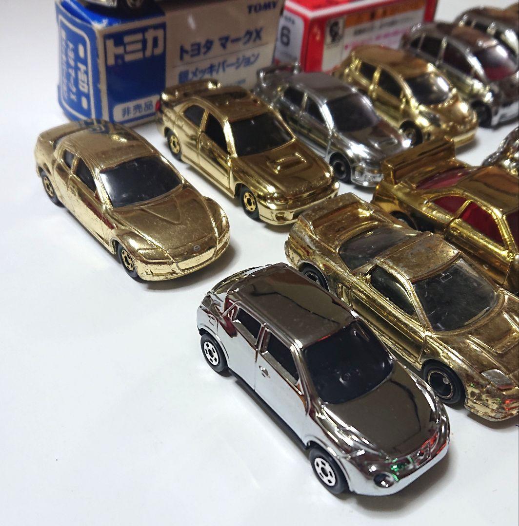 メッキミニカー 美品、傷有り品、混合23台まとめセット 当時物