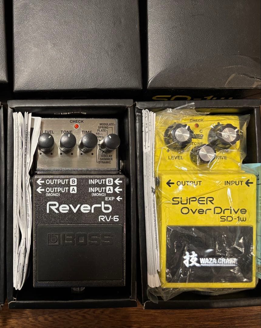 BOSS エフェクター 2点セット RV-6 SD-1W