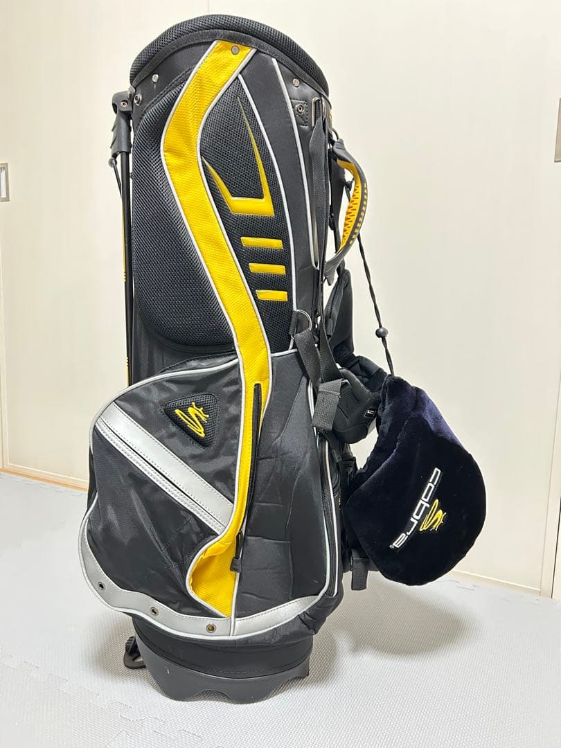 美品 コブラ キャディバッグ スタンド