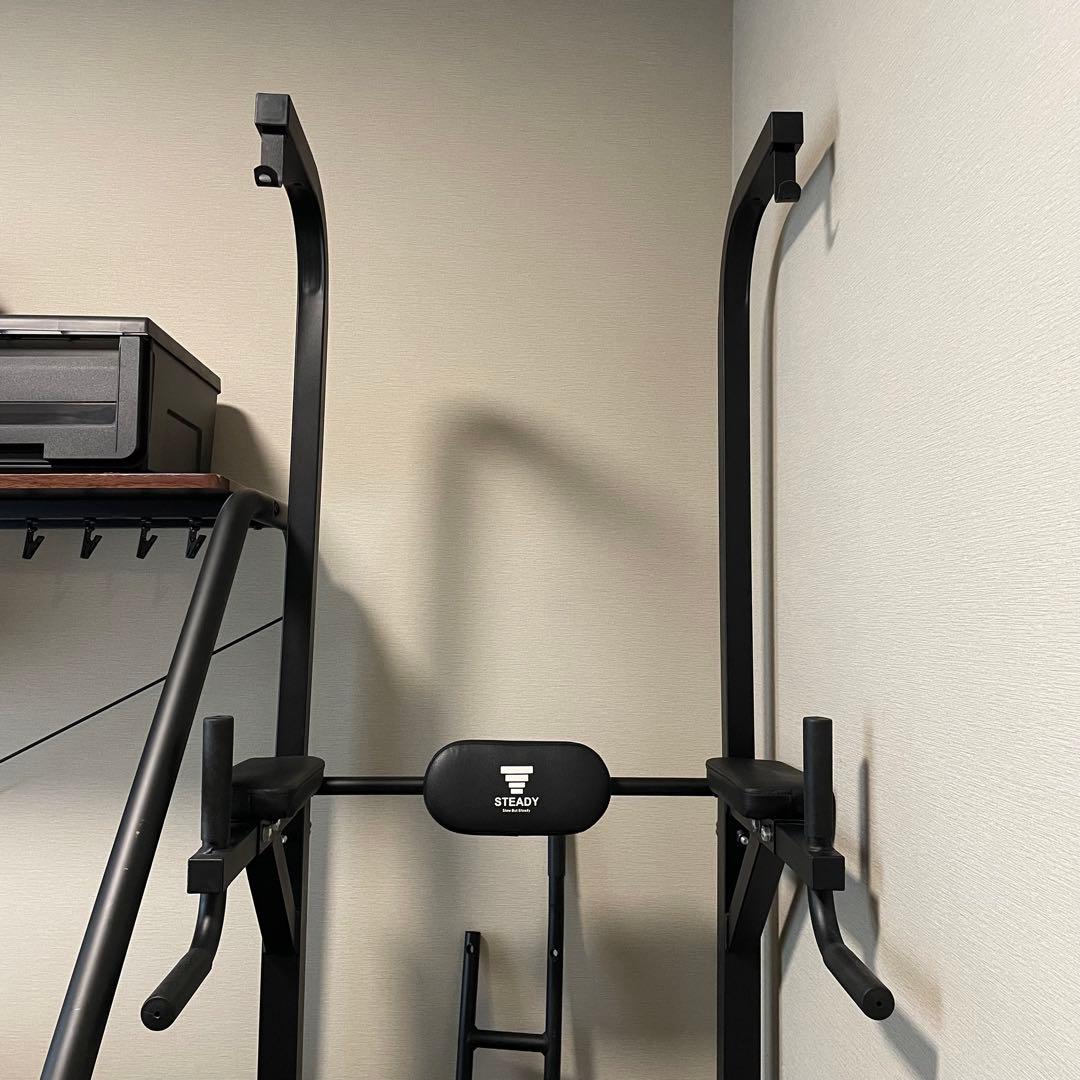 【送料無料】STEADY懸垂マシン　チンニング　ぶら下がり健康器耐荷重150kg