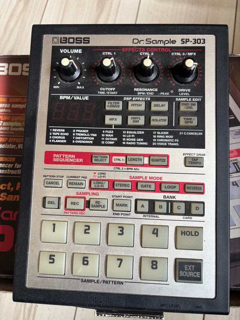 BOSS Dr.Sample SP-303 箱付き　希少