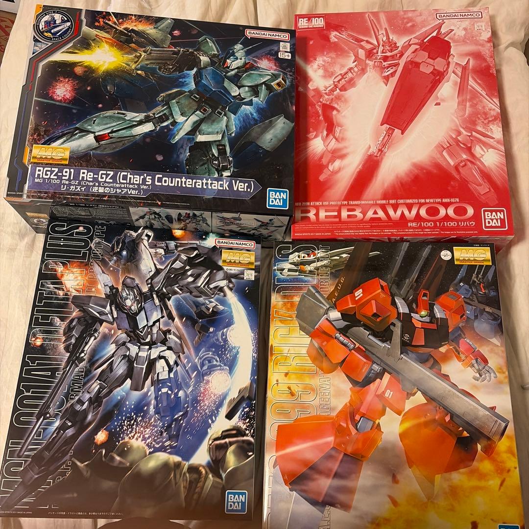 メ*7様 MGリックディアス等ガンプラキットセット 4点