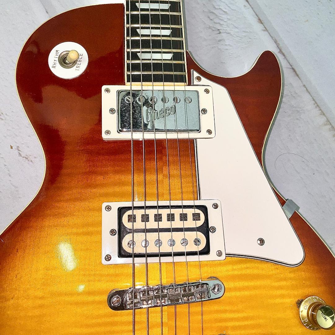 kwa* 美品 Greco EG420 74年レスポール フレイムトップ