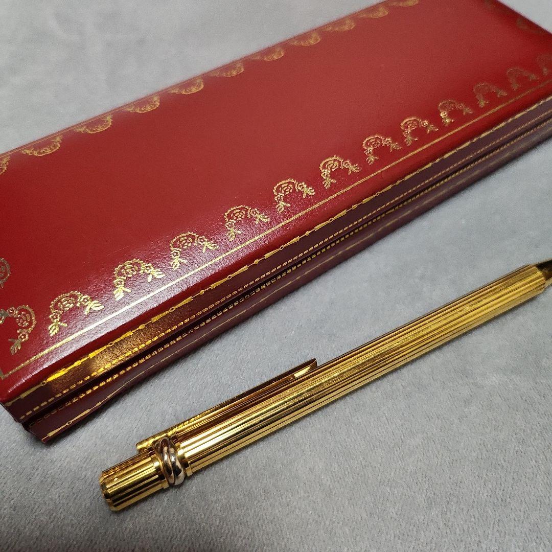 カルティエ　ボールペン　ゴールド