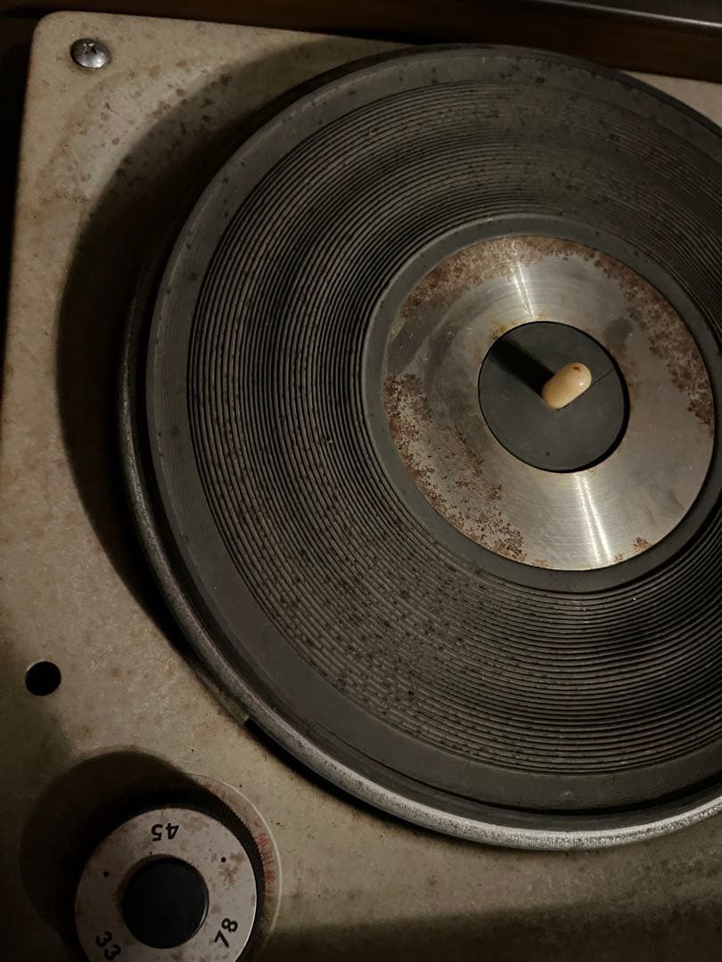 アンティークステレオナショナル　昭和レトロ　可動テスト済み　ヴィンテージステレオ