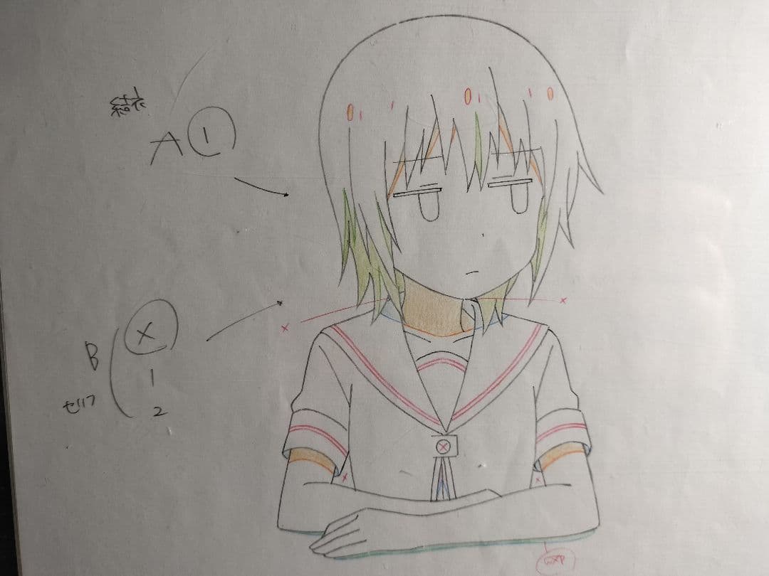 【超貴重】ゆるゆり３期船見結衣生原画