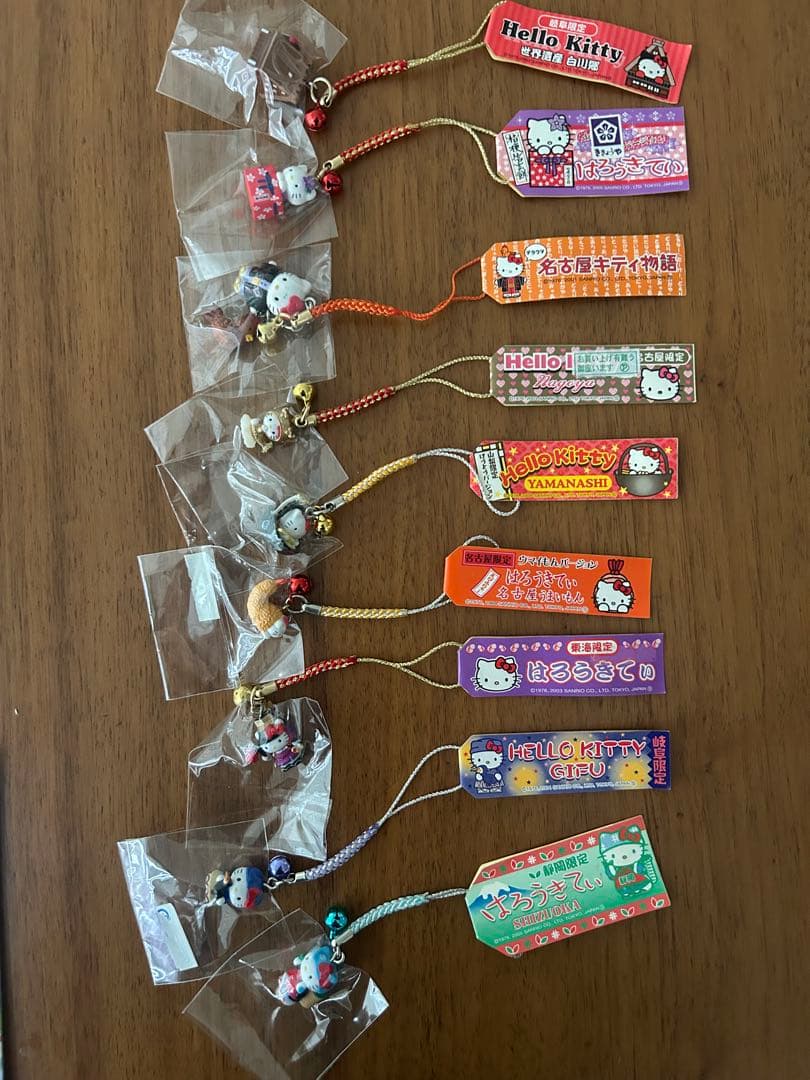 ハローキティ ご当地ストラップ 23個セット