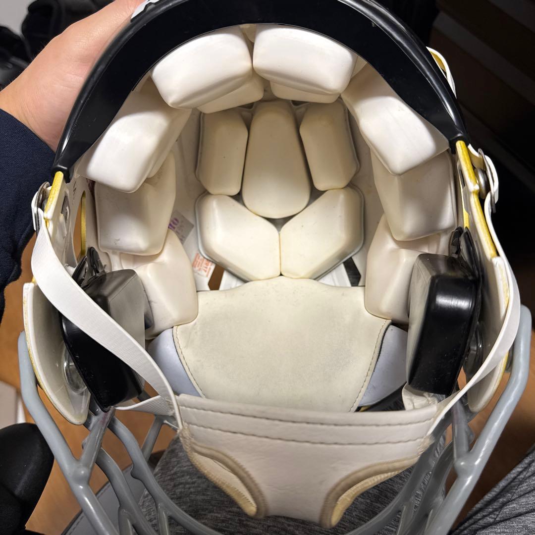 Riddell ゴールド アメリカンフットボールヘルメット