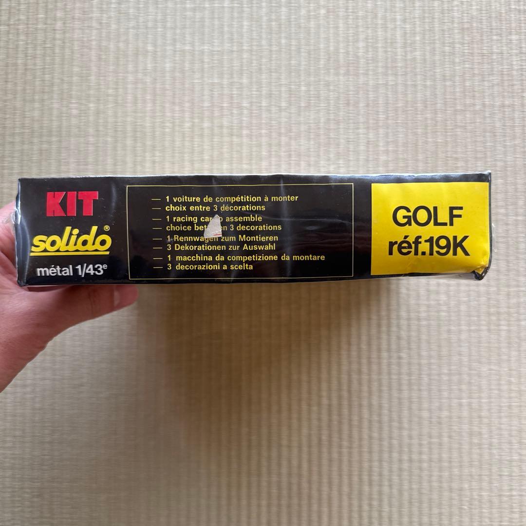 VWゴルフ　1/43メタルキット　solido製　未開封