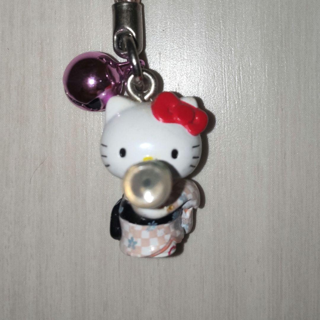 【ご当地キティ】根付け　チーズケーキ　秋葉原　めがねっこ　ビードロ【レア】