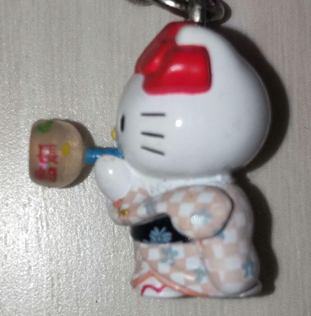 【ご当地キティ】根付け　チーズケーキ　秋葉原　めがねっこ　ビードロ【レア】