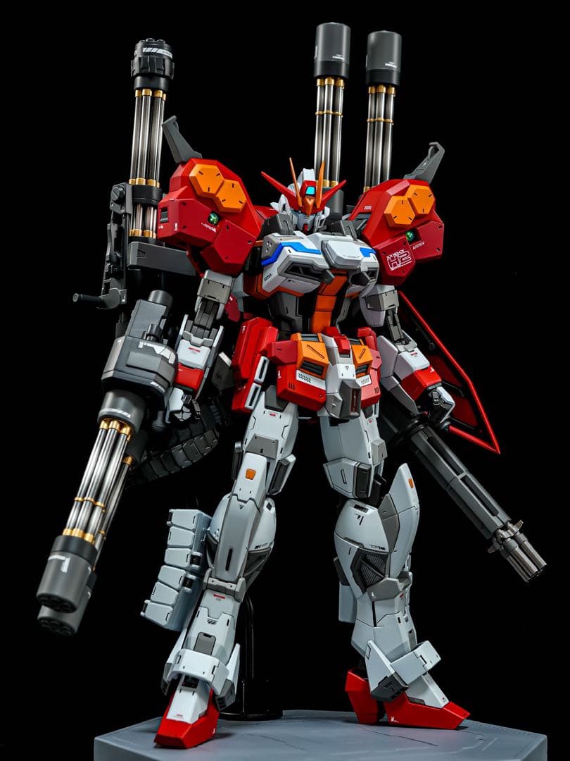 カ*ン様 MG エクスインパルス全塗装完成品（ヘビーアームズイメージ）