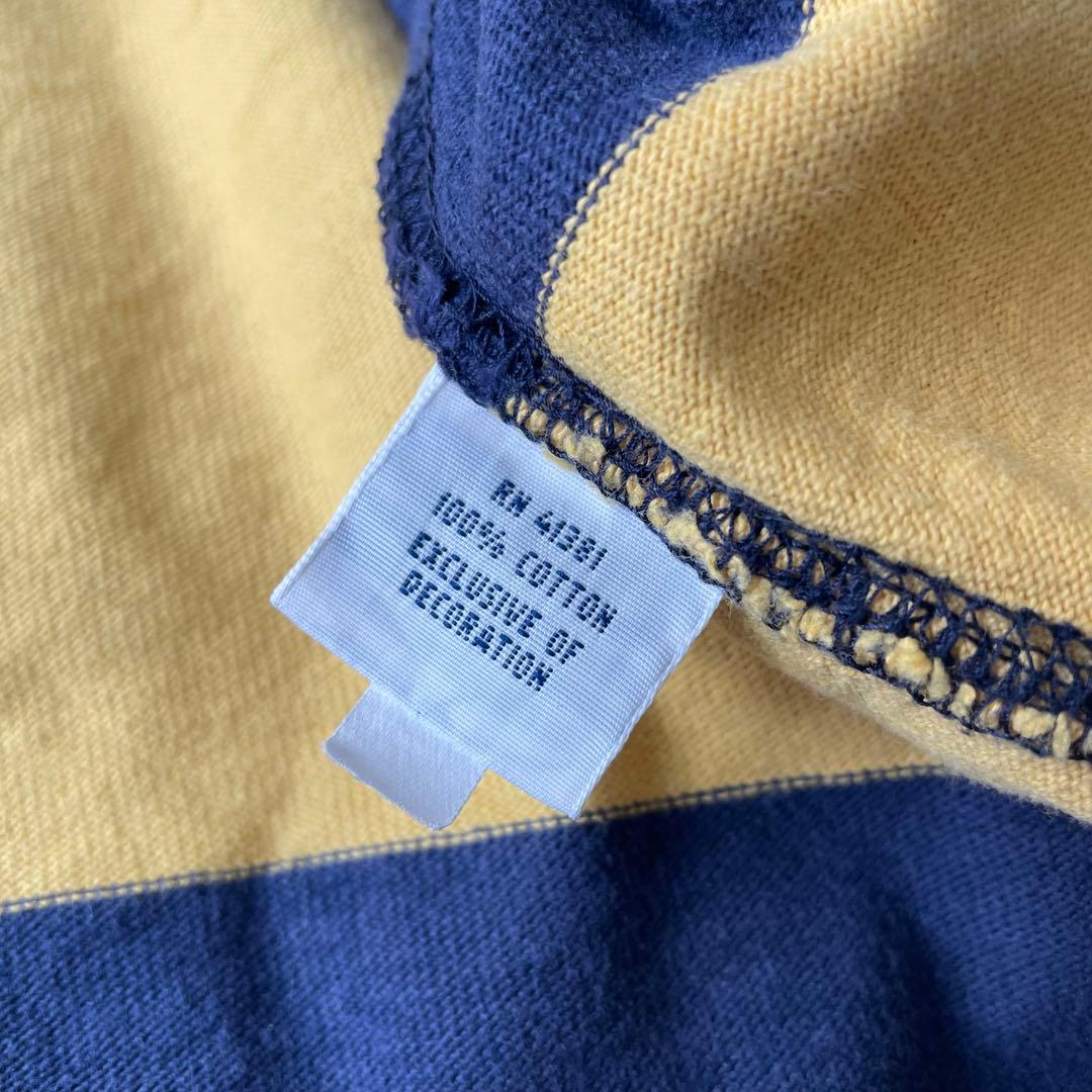 ラルフローレン ラガーシャツ ポロシャツ 長袖 4XLT ボーダー