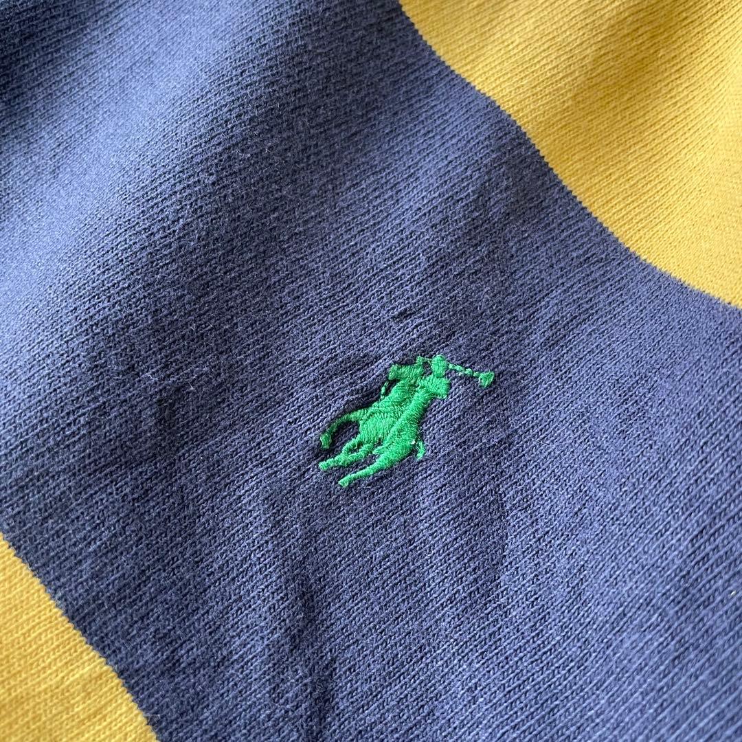 ラルフローレン ラガーシャツ ポロシャツ 長袖 4XLT ボーダー