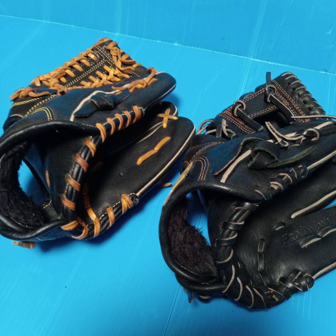 ミズノ(成人用) ZETT (子供用)野球グローブ セット（管理No.4661）