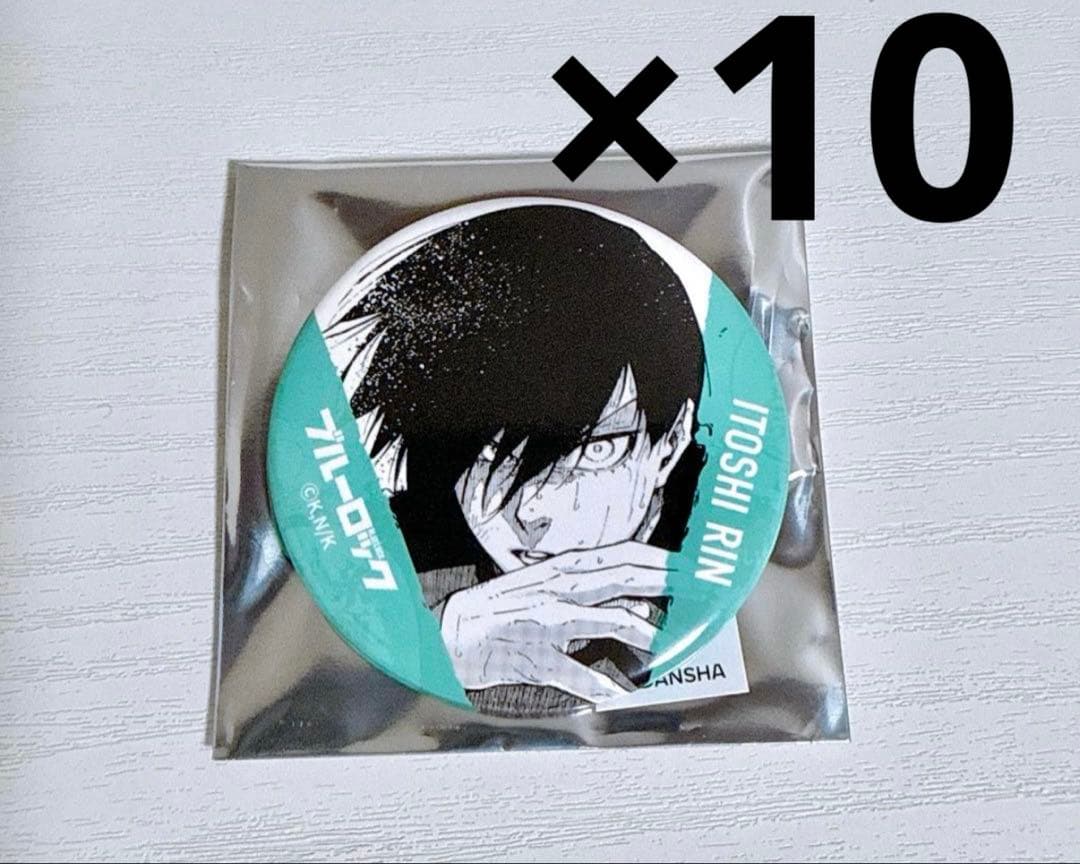 伊勢丹　コラボ　ブルーロック　原作イラスト缶バッジ　糸師凛 ブルロ