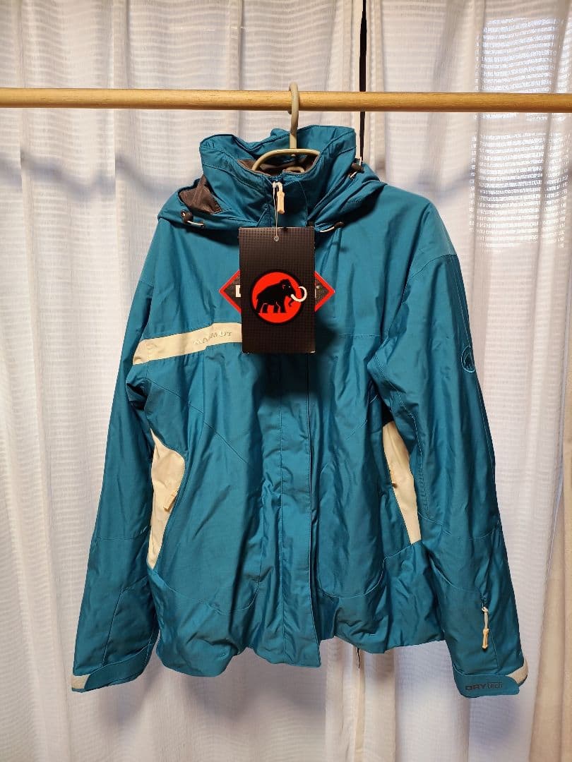 MAMMUTターコイズ フード付きジャケット