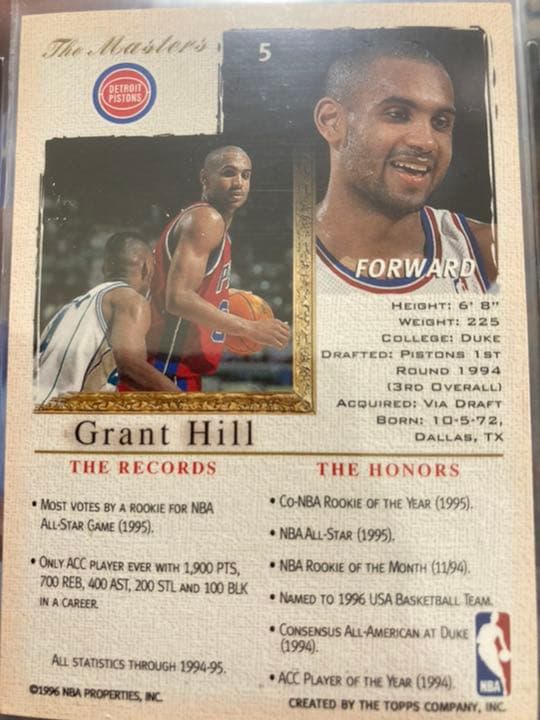 その他 Gallery Players Private Issue Grant Hill