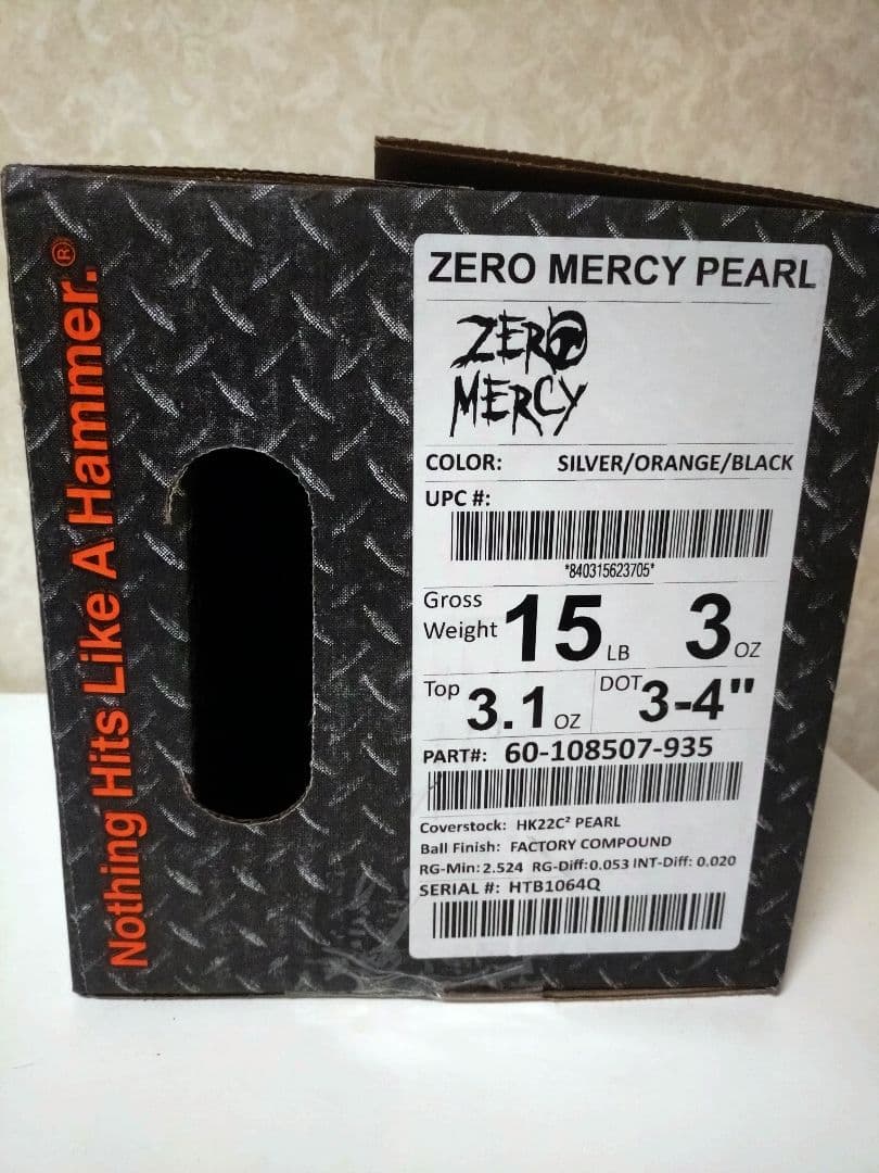 ハンマーゼロマーシーパール15ポンド3オンス