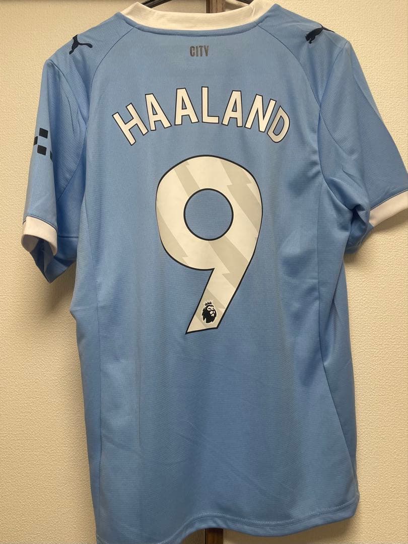 マンチェスターシティ ハーランド Mサイズ 25 26 ホーム ユニフォーム