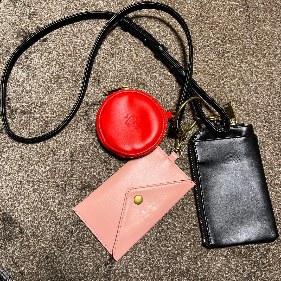 侑＆歩夢＆せつ菜着用 3連ポーチ