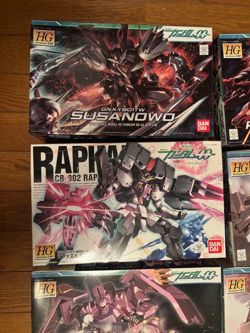 ⑨機動戦士ガンダム00シリーズ　HG 1/144 7点セット！！