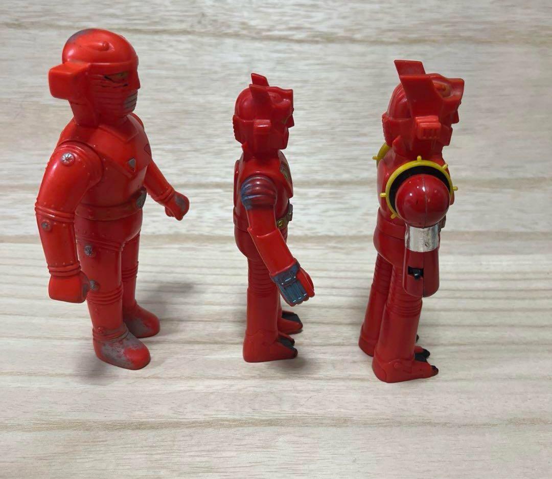 昭和レトロ ポピー マッハバロン ソフビ3体